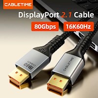 Cable Displayport 2.1 16K 8K 4K de 2M  CABLETIME CD13L